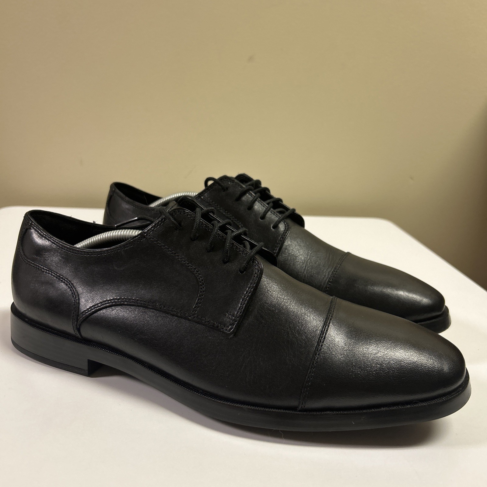 SAOLA Cole Haan Uomo Jay Grand Cap Oxford Nero C23770 US Taglia 10.M