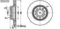 ATE Bremsscheiben Ø280MM + BremsbelÄGe Vorne FÜR Audi A4 B5 VW Passat B6 B7