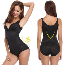 Fajas Underbust Cincher Full Body Shapewear Bodysuit Waist Trainer Shaper 3XL