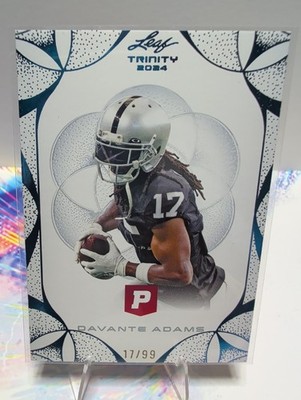 2024 Leaf Trinity Pristine Davante Adams /99 LA Rams