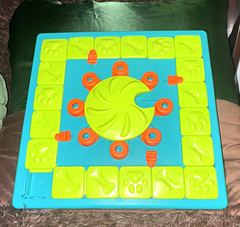 Interactive Dog Treat Toy Nina Ottosson - Green/Blue