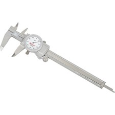 Starrett 3202-6 0-6" Dial Caliper W/White Dial