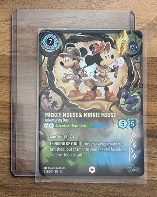 Disney Lorcana Mickey Mouse & Minnie Mouse Adventuring Duo - 238/207 - Enchanted