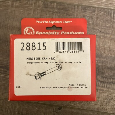 SPC Performance 28815 One Camber Bolt For Mercedes - Sold Individually NEW