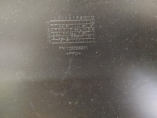 Club Car Carryall Tailskirt Cover Panel Plastic 105035301 (X1BW) - Picture 5 of 5