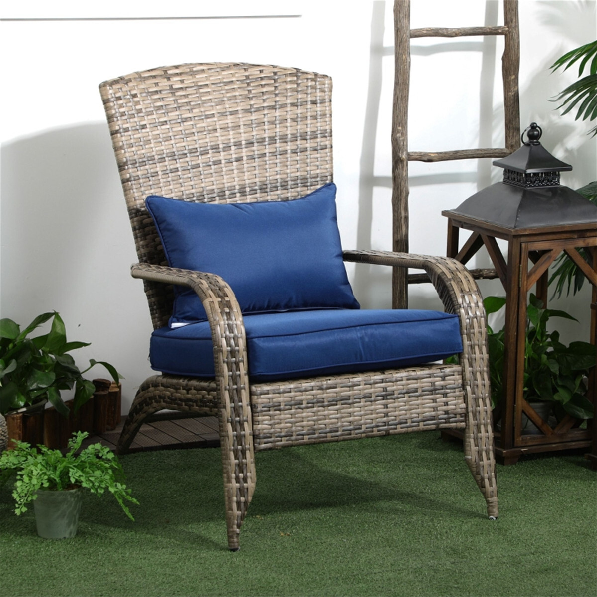 Rattan Garden Chair Stylish Outdoor Seating Comfortable Design