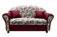 DIVANO CONCHIGLIA  IMBOTTITO 2 POSTI 3 POSTI LETTO IN TESSUTO DIVANI SALOTTI 50