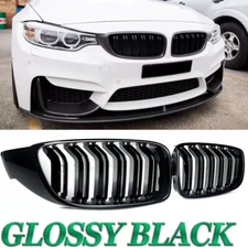 Dual Slats Front Kidney Grille For BMW F32 F33 F36 420i 428i 430i F80 M3 F83 M4