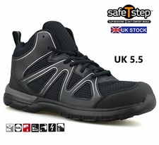 Mens Safety Boots Work Trainers Hiker Steel Toe Cap Shoes New UK Size 5.5