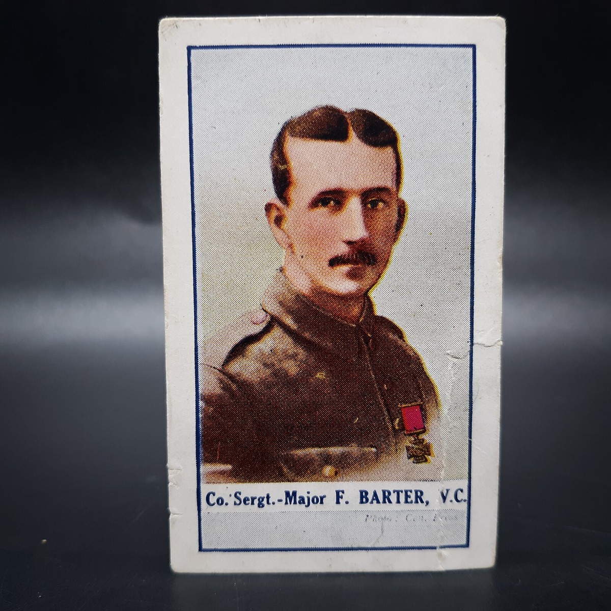 gallaher tobacco 1918 Gallaher Cigarette The Great War 2nd Series #48 Major F. Barter Tobacco
