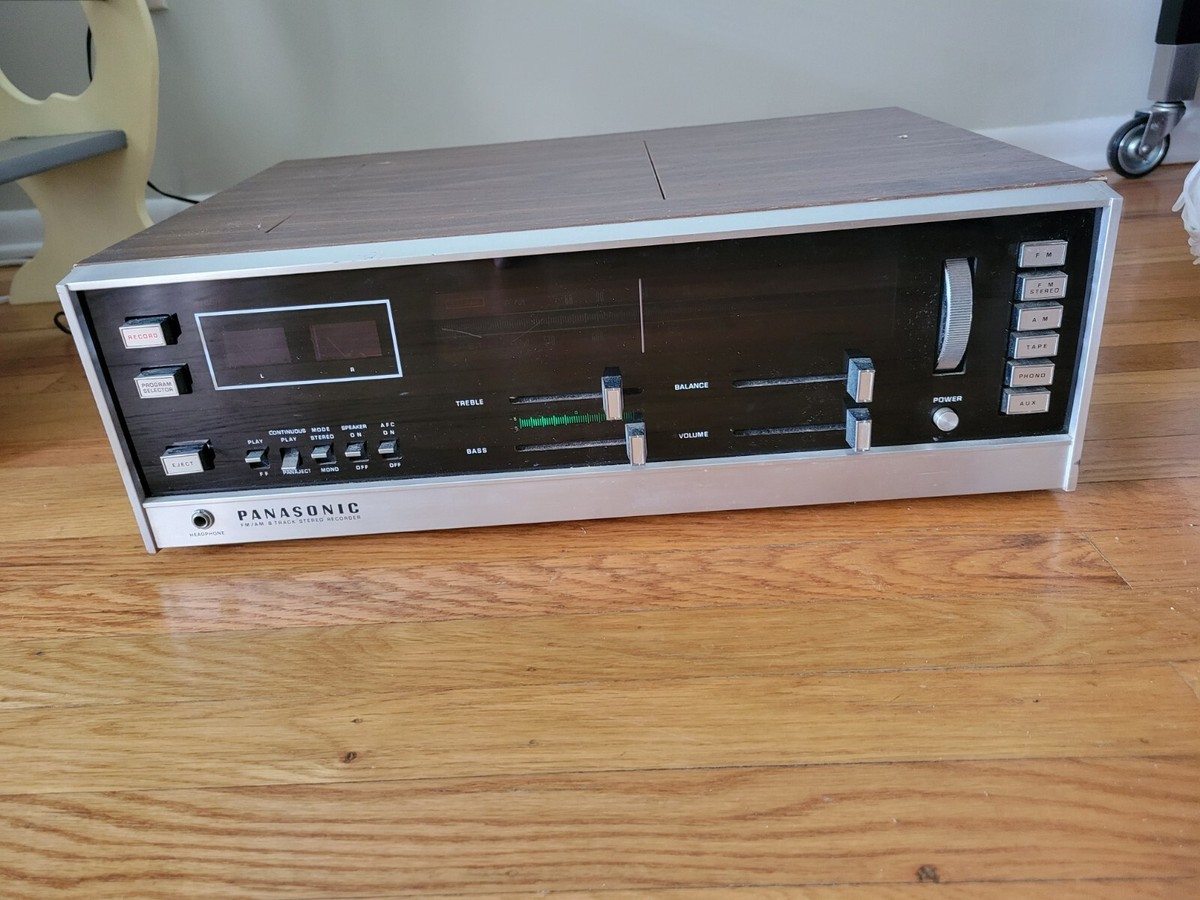 ☆NATIONAL AM-FM 8TRACK RESEIVER RS-817 ♪ PANASONIC RS-8205 AM/FM