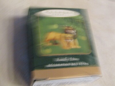 Hallmark Keepsake Noah's Ark Christmas Ornament Kindly LIons NIB 1994
