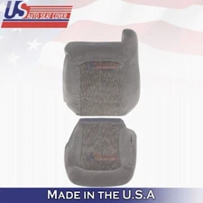 2000 2001 2002 For Chevy Tahoe Suburban Driver Top&Bottom Cloth Seat Cover Gray