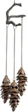 SPI Home Triple Pinecone Wind Chime, 26"