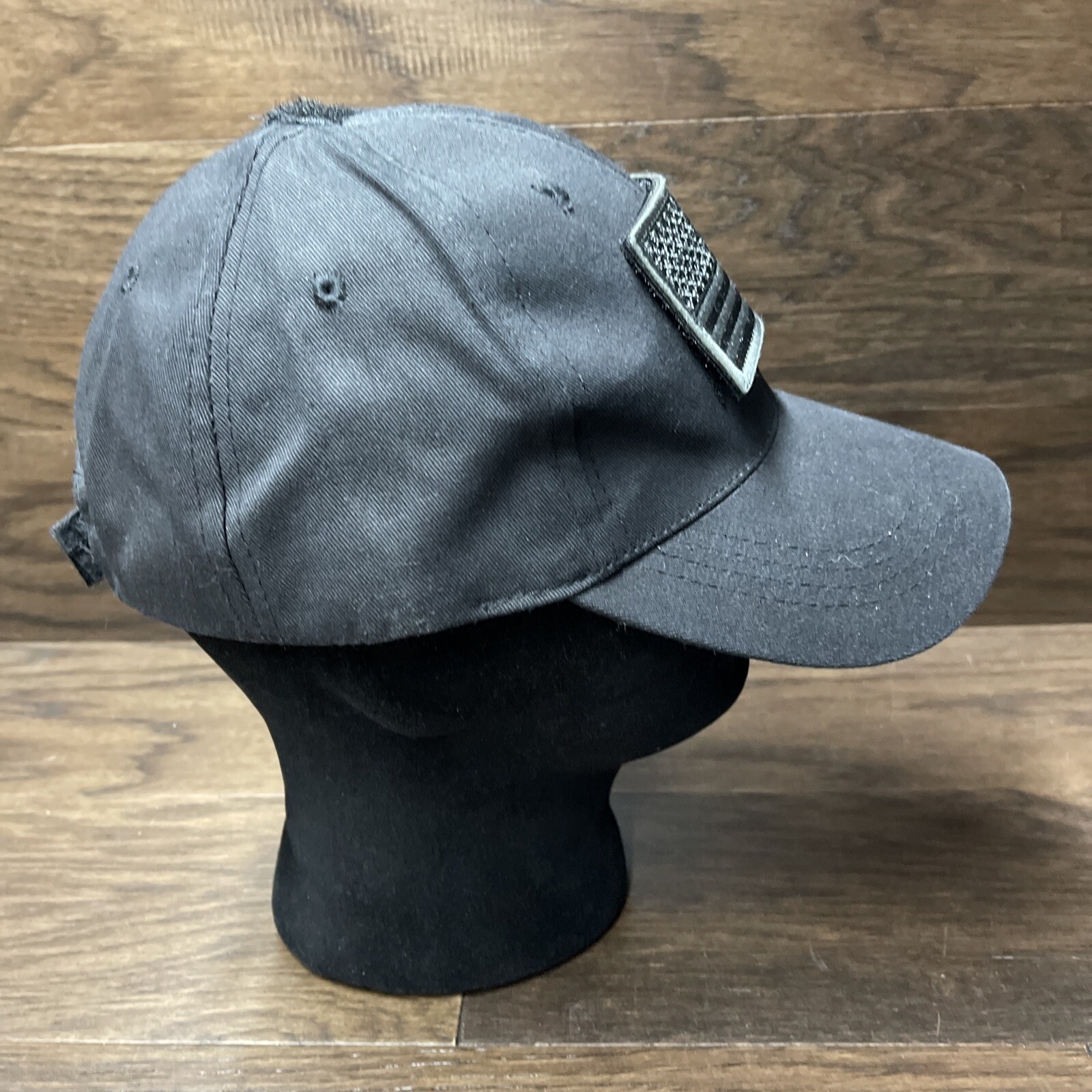 Point Blank Removable Patch Hat American Flag Bla… - image 4