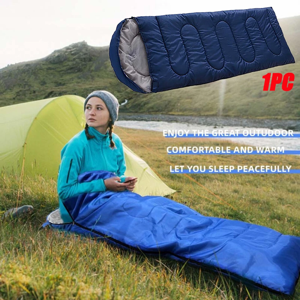 Thick Adult Cold Weather Sleeping Bag For Big & Tall 5-20 degree Waterproof US - Image 4 of 4