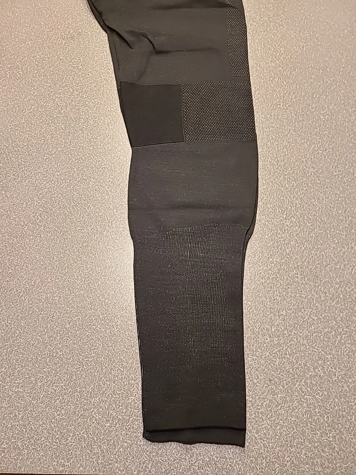 Pantalones Smartwool Para Hombre Intraknit Térmicos Merino Capa Base (Negro-Blanco) 2XL Foto 3 de 4