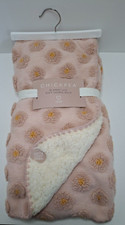 Chickpea Baby blanket with soft sherpa back 30"X40"