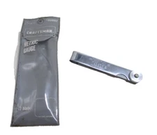 NOS! CRAFTSMAN TOOLS 13-BLADE THICKNESS FEELER GAUGE, METRIC, 40807, USA