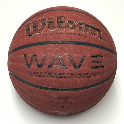 WAVE Triple Threat Technology Wilson Solution Game Ball Basketball WTB0600