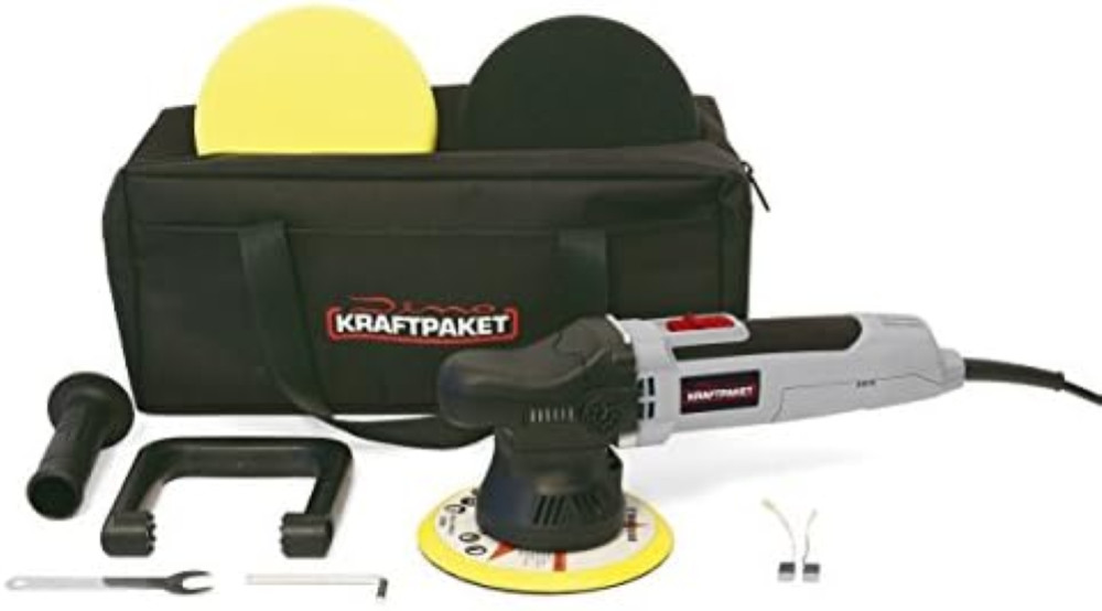 Dino KRAFTPAKET Lucidatrice eccentrica 640220 9mm-650W, set infinitamente variab