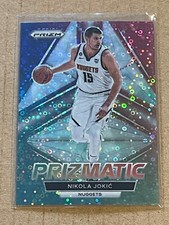 2022-23 PRIZM FAST BREAK SILVER HOLO PRIZMATIC INSERT NIKOLA JOKIC NUGGETS