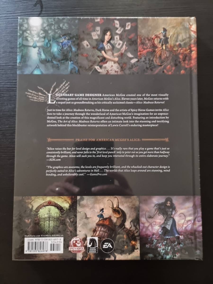 ART OF ALICE MADNESS RETURNS HC DARK HORSE COMICS (W) American M  9781595826978