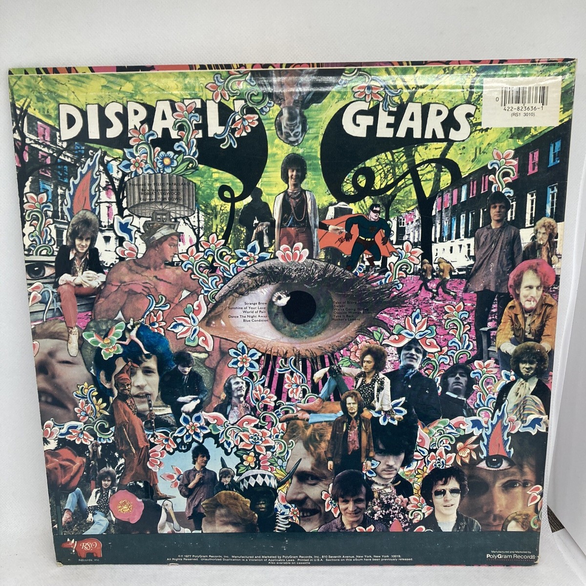 Cream - Disraeli Gears LP Polydor 823 636-1 1986 Pressing Cream - Disraeli Gears LP Polydor 823 636-1 1986 Pressing