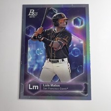 Luis Matos 2022 Bowman Platinum #PE-19 Precious Elements San Francisco Giants