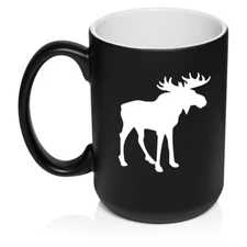 Ceramic Coffee Mug Cup Moose