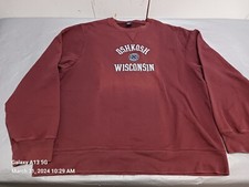 Wisconsin Sweatshirt Mens Size XXL OSHKOSH