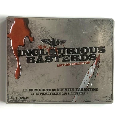 Inglourious Basterds (blu-ray + 2 dvd) Steelbook Edition Collector - Photo 1/3