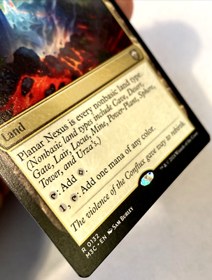 MTG リップル foil 英語版 次元の結節点 Planar Nexus リップルFOIL】【英】次元の結節点/Planar Nexus[土地R]【M3C】[拡張