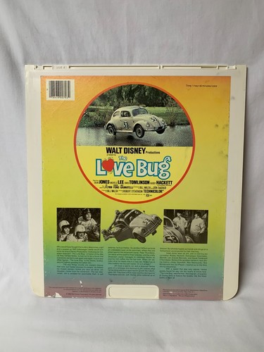 The Love Bug - Vintage CED VideoDisc Cinch Walt Disney Dean Jones - Bild 2 von 3