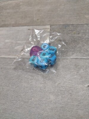 D6 and Life counters Blue and Purple (Evolving Skies) Pokemon TCG