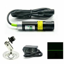 532nm Green Line Laser Modul Locator +5V Adapter 18x75mmr & 18mm Holder