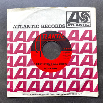7'' LaVern Baker - I Didn't Know I Was Crying / Hurtin' Inside - US Atlantic