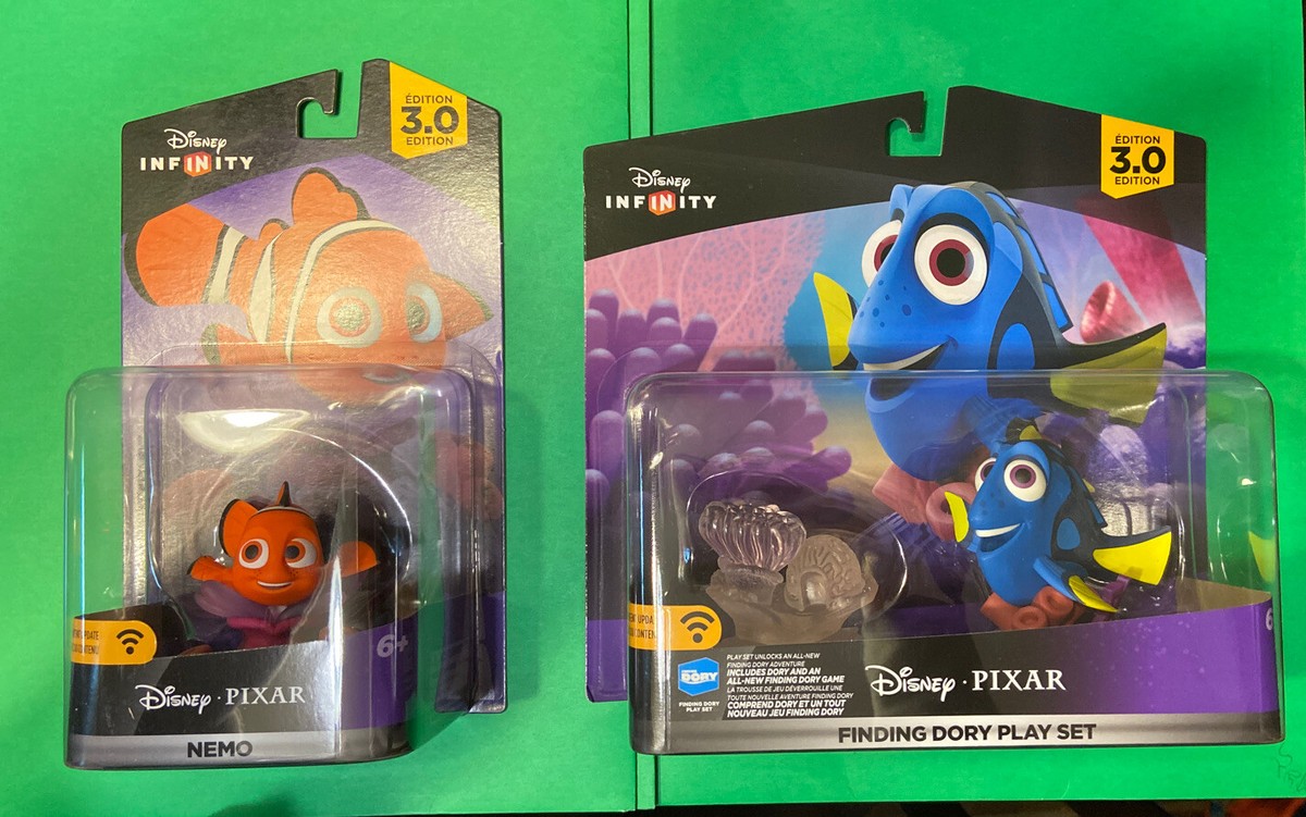 DISNEY Pixar INFINITY 3.0 ~ FINDING DORY PLAY SET AND NEMO FIGURE