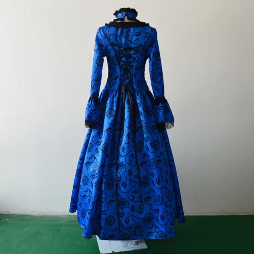 Disfraz de Cosplay Gótico Renacimiento Medieval Victoriano De Colección para Mujer Vestido Elegante - Imagen 10 de 19