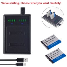 EN-EL19 ENEL19 Battery or Charger For Nikon Coolpix S7000 S33 S6900 S3700 S3500