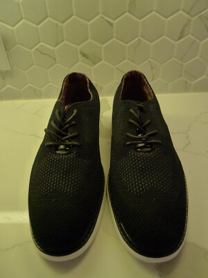 Ben Sherman NEW Omega Knit Wingtip Sneaker Black men's Size 10 | eBay