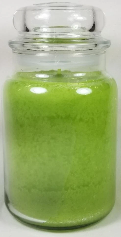 Yankee Candle GRANNY SMITH Large Jar 22 Oz Green Wax Tart Fruit Returning Fave - Image 2 of 4
