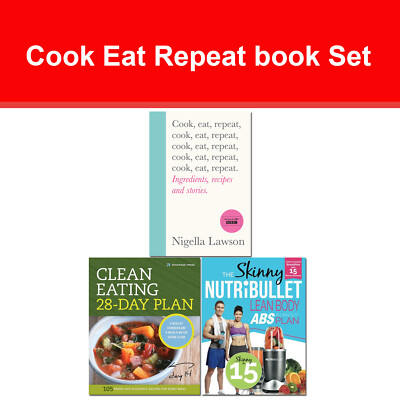 Cook Eat Repeat, Clean Eating 28-Day Plan, Skinny NUTRiBULLET