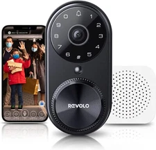 Smart Locks with Camera, Revolo WiFi Smart Video Locks, Keyless Entry Door Lock