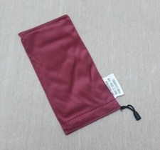Microfiber Pouch Soft Cleaning Case Sunglasses Eyeglasses Burgundy Color