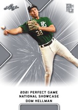 10-Count Lot Dom Hellman 2021 Leaf Perfect Game NIKE All-American Rookies