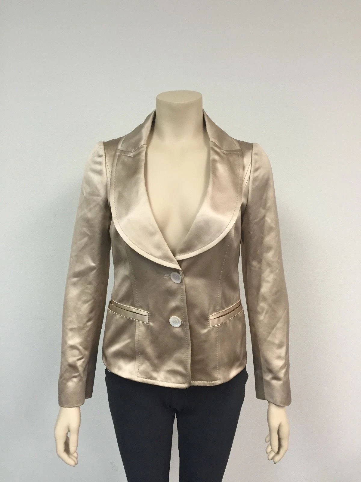 Giacca Valentino Roma beige nuova con etichetta Made in Italy 100% autentica