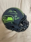 Kenneth Walker III signed Full Size Seahawks Helmet W/ Beckett COA and visor