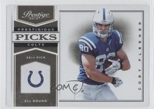 2012 Playoff Prestige Prestigious Picks Gold Coby Fleener #16 0z9