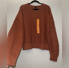 NWT GAP women  s chunky knit crewneck sweater plus size XXL  